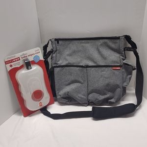 Skip-Hop Diaper Bag and NWT Wipes Case